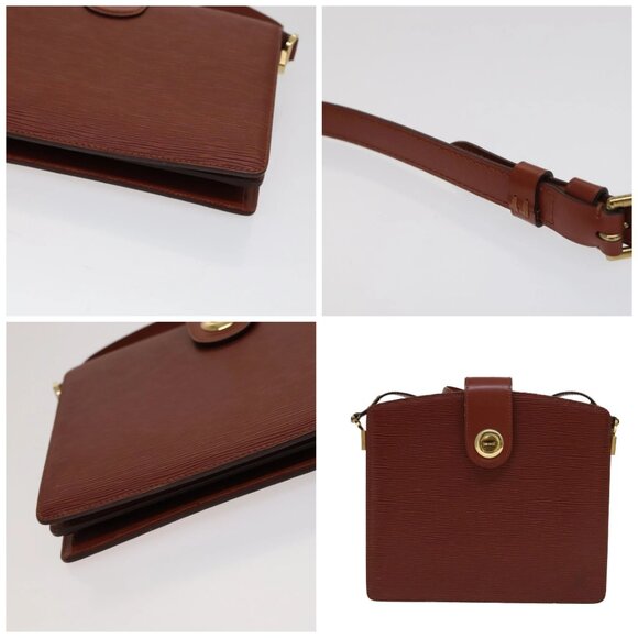 LOUIS VUITTON Epi Capuchin Shoulder Bag Brown - Picture 9 of 15